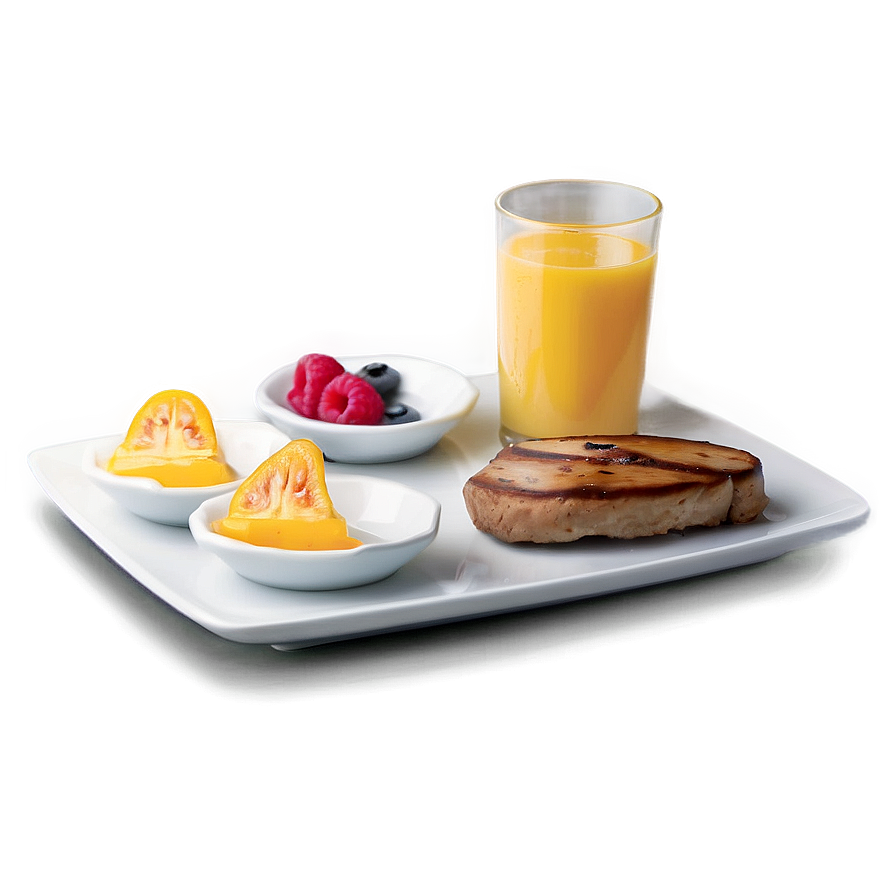 White Breakfast Plate Png 06212024