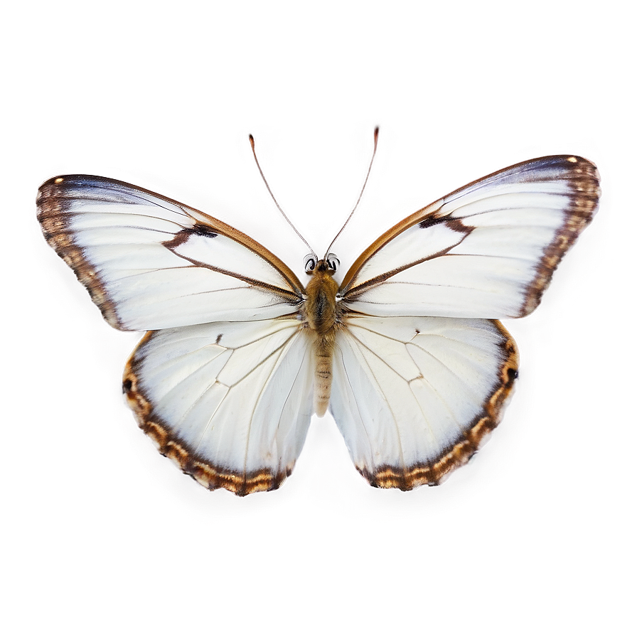 White Butterfly Isolated Png 06122024