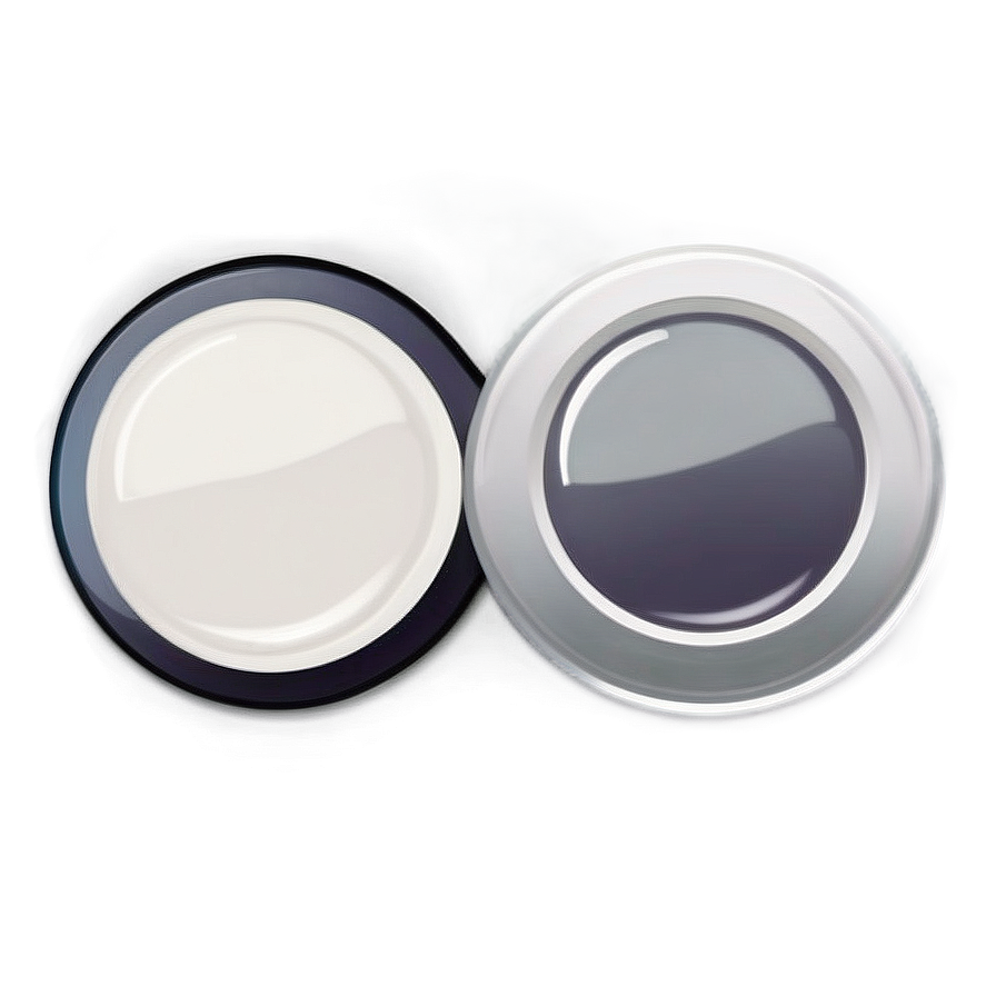 White Button Badge Png 88