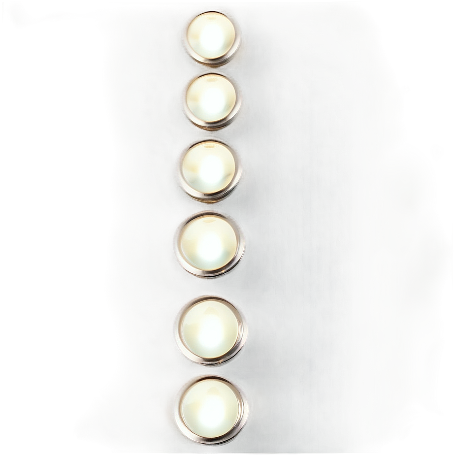 White Button With Lighting Effect Png 91