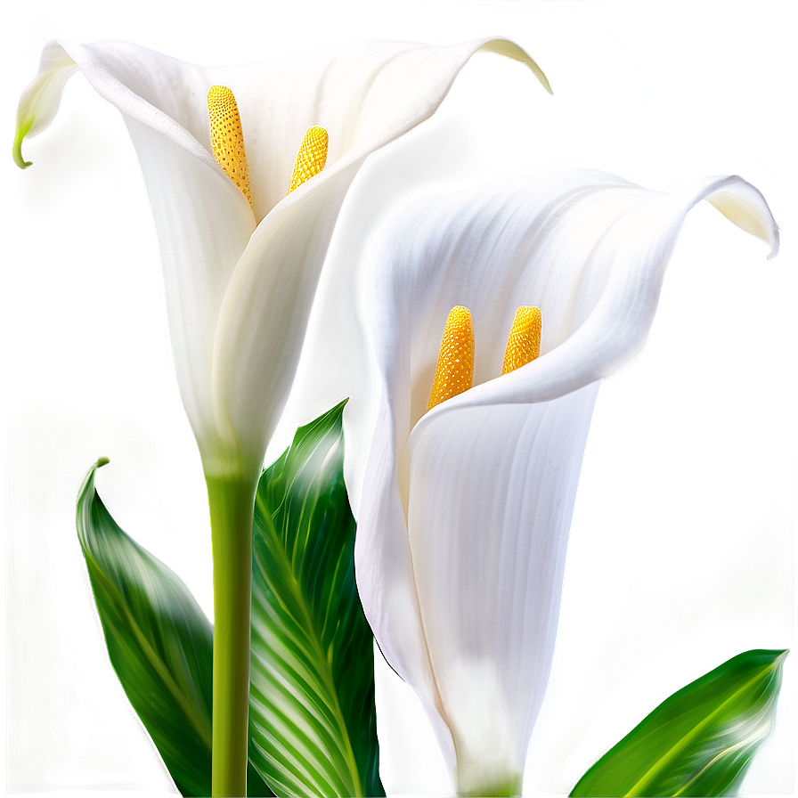 White Calla Lily Flower Png 93