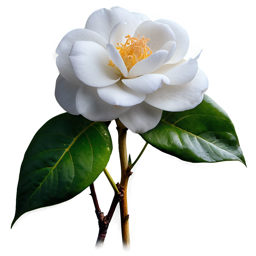 White Camellia Flower Png 13