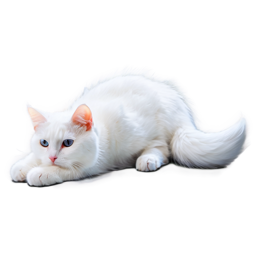 White Cat Ear Png 06212024