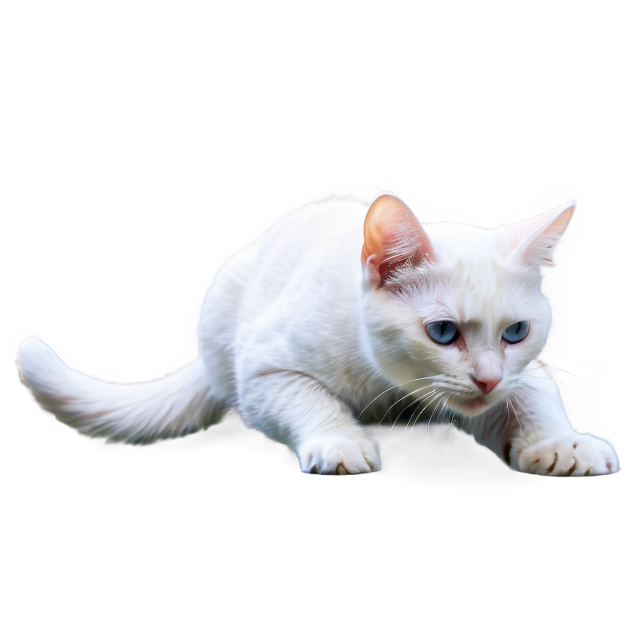White Cat PNG inp PNG image with a transparent background, free high-resolution download