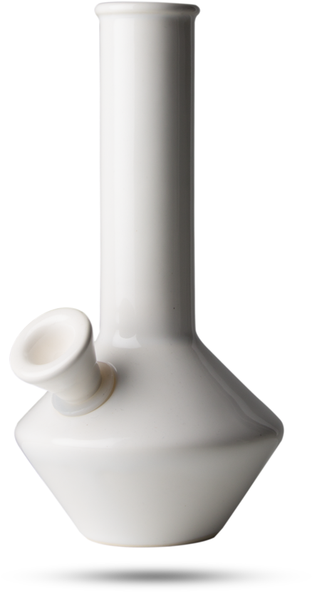 White Ceramic Bong