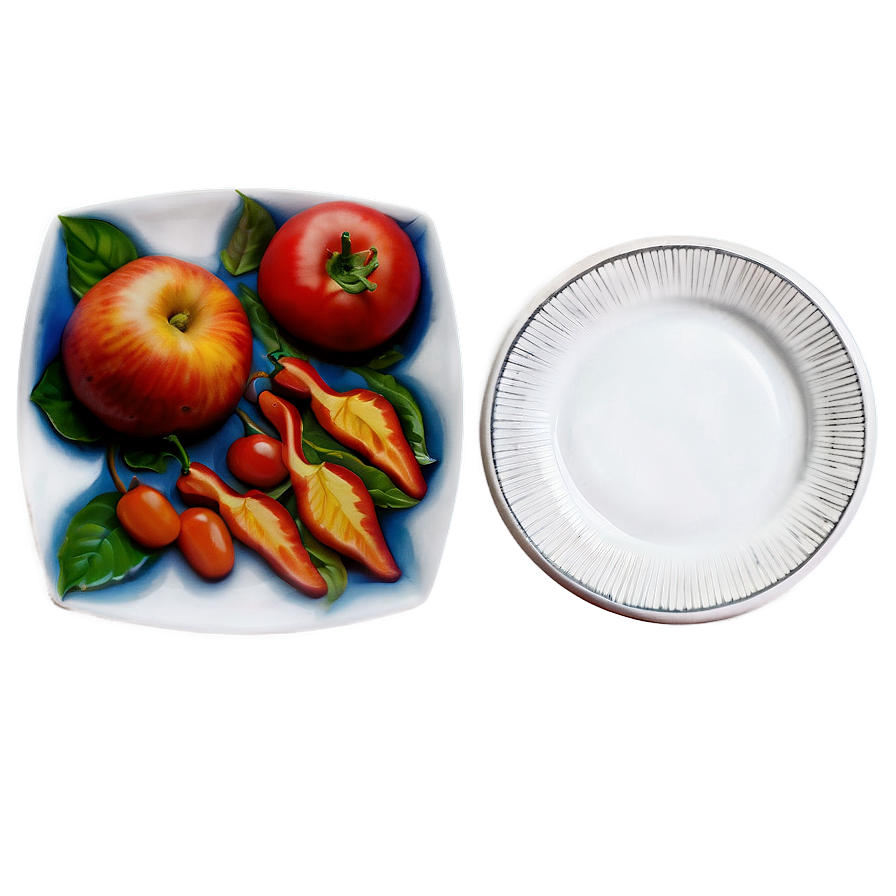 White Ceramic Plate PNG 06212024 PNG image with a transparent background, free high-resolution download