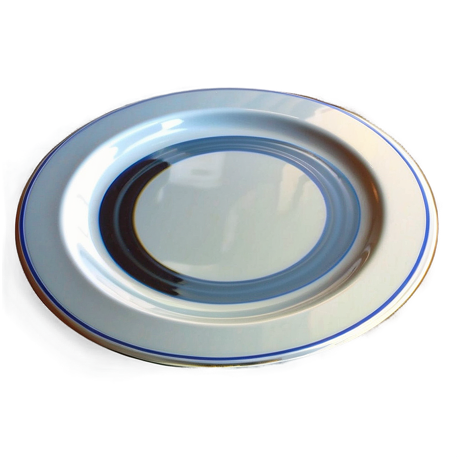 White Charger Plate Png Idb