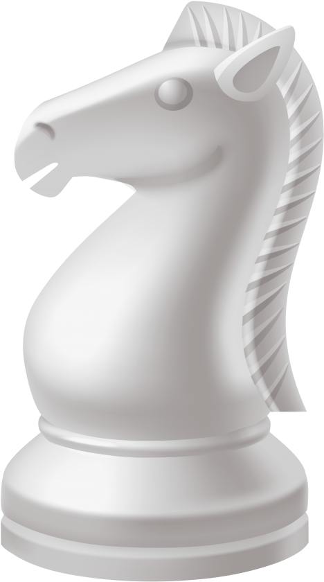 White_ Chess_ Knight_ Piece