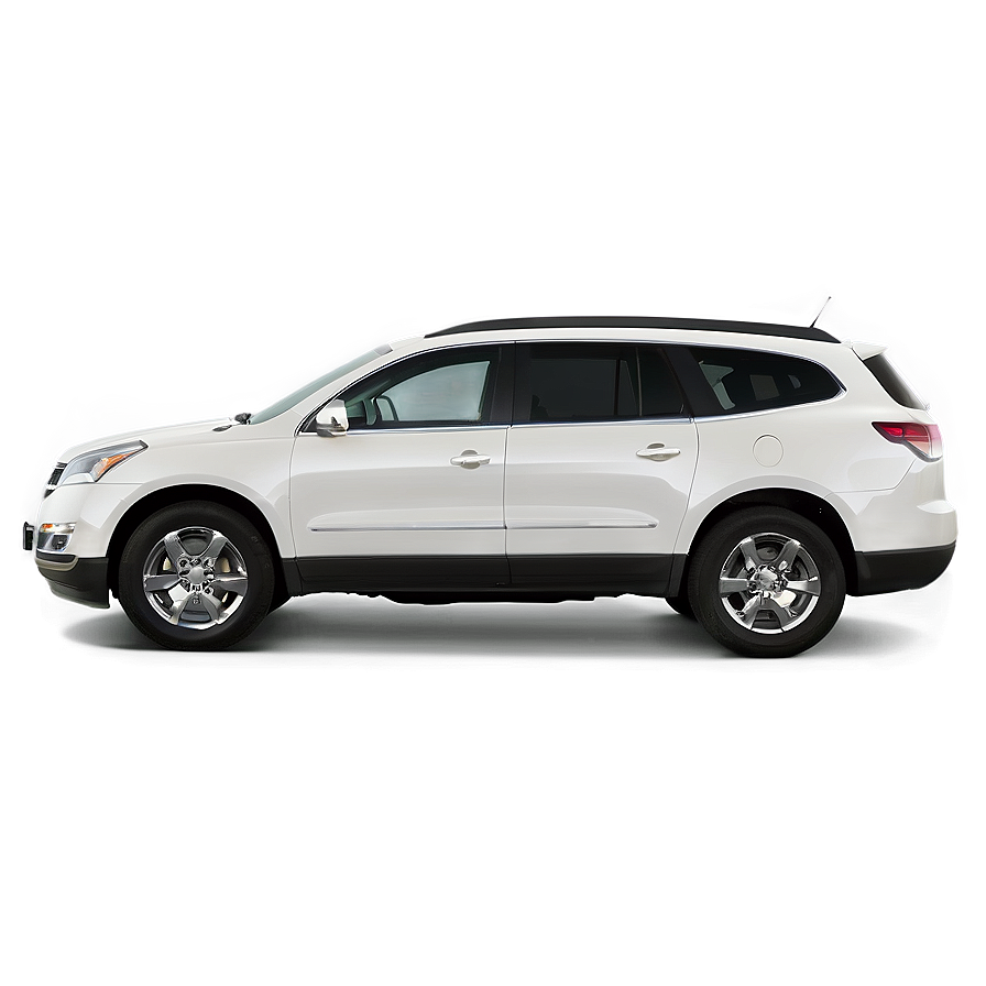 White Chevrolet Traverse Png 06232024