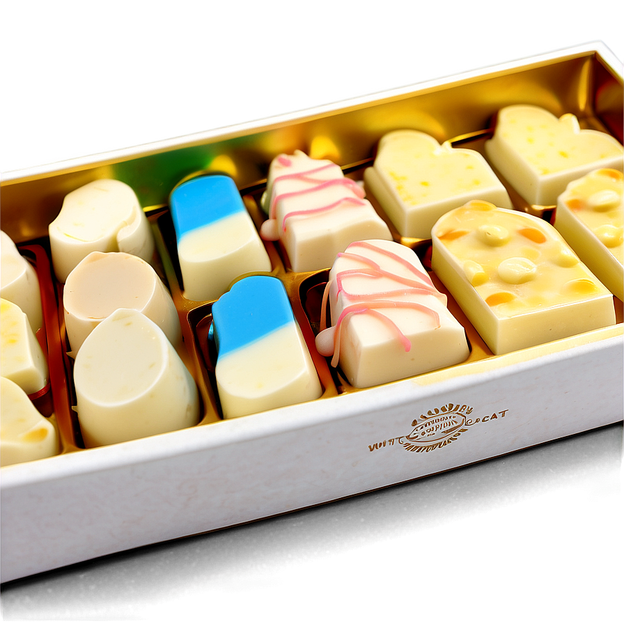 White Chocolate Assortment Box Png 06212024