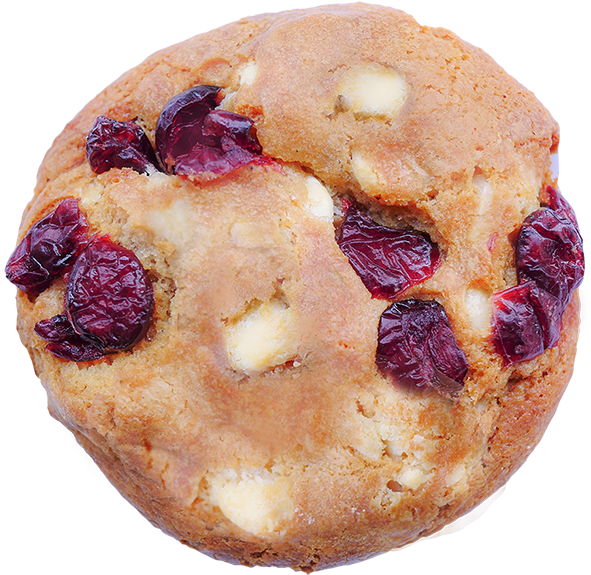 White Chocolate Cranberry Cookie Png, Transparent Png PNG with transparent background