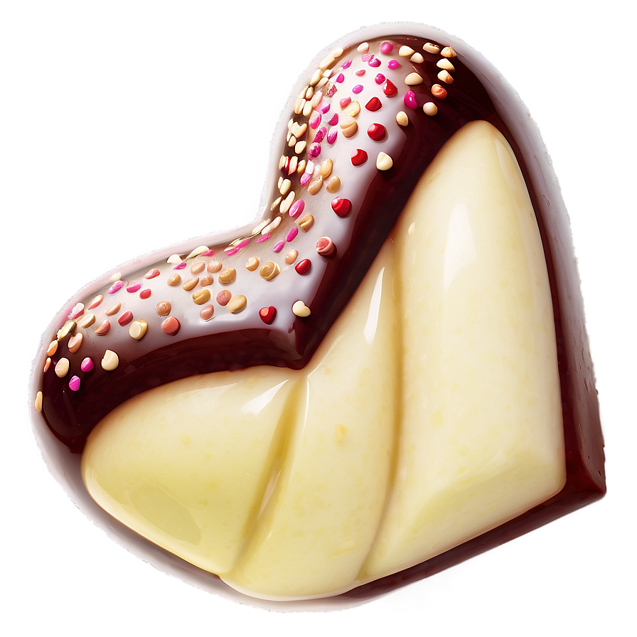 White Chocolate Heart Png Xky57