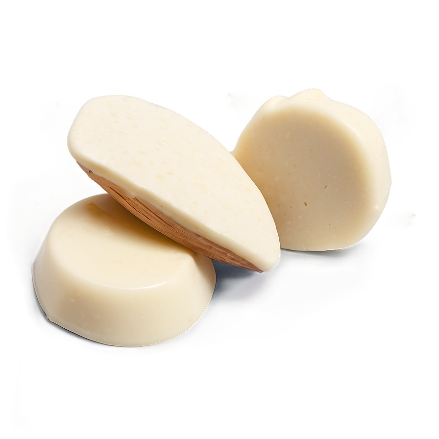 White Chocolate With Almonds Png Dkf