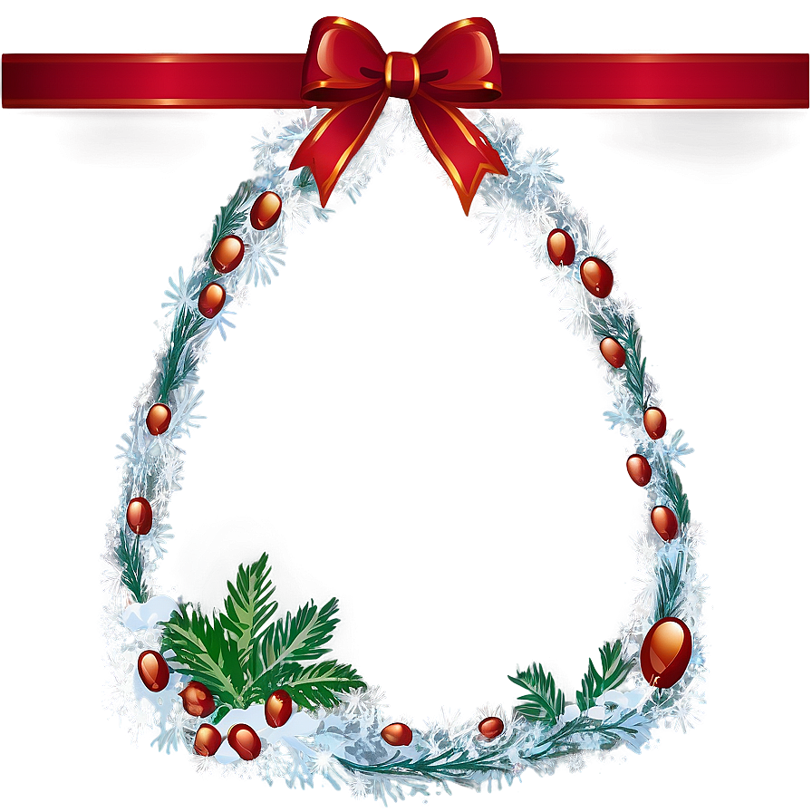 White Christmas Frame Png 63