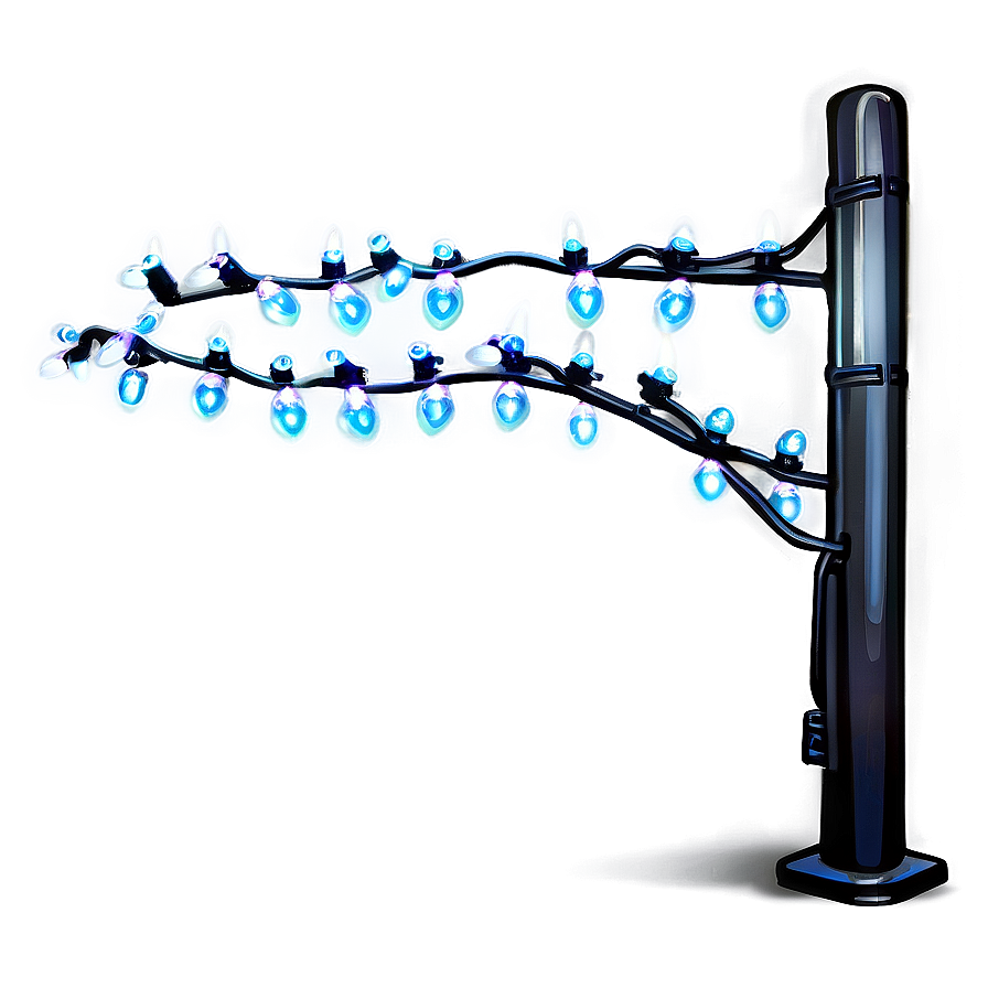 White Christmas Lights PNG 05032024 PNG with transparent background