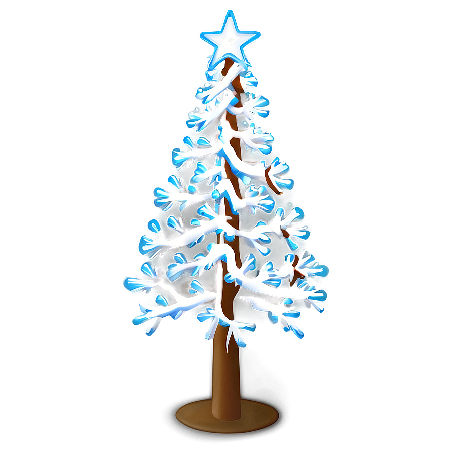 White Christmas Tree Png 95