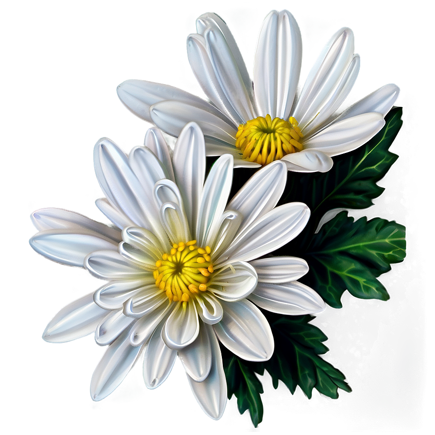 White Chrysanthemum Bloom Png 06112024