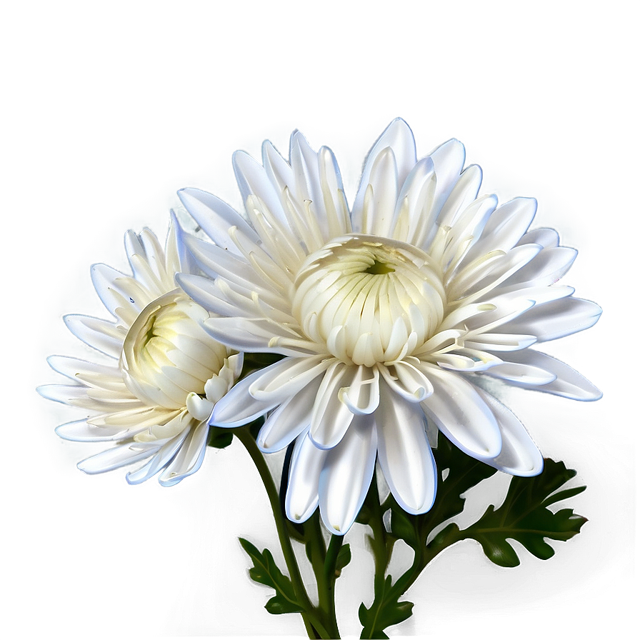 White Chrysanthemum Bloom Png Ubx