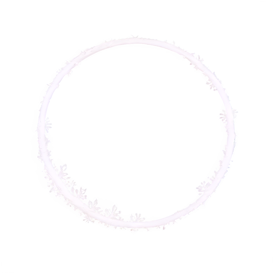 White Circle For Decoration Png Ent