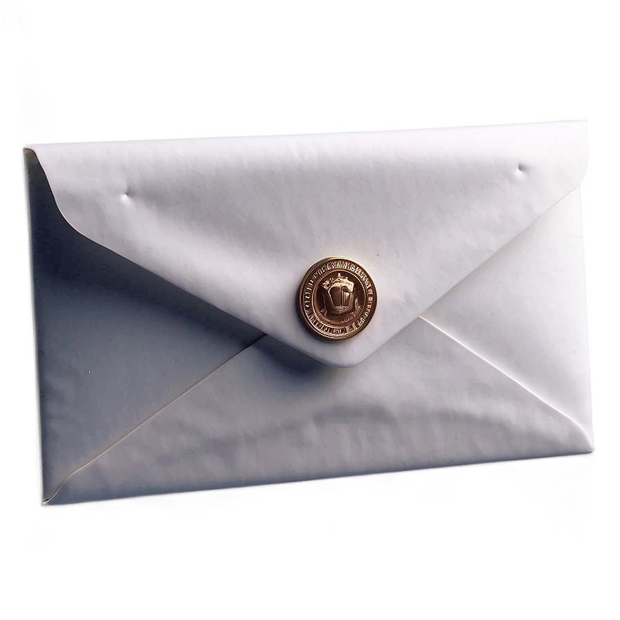 White Clasp Envelope Png 57