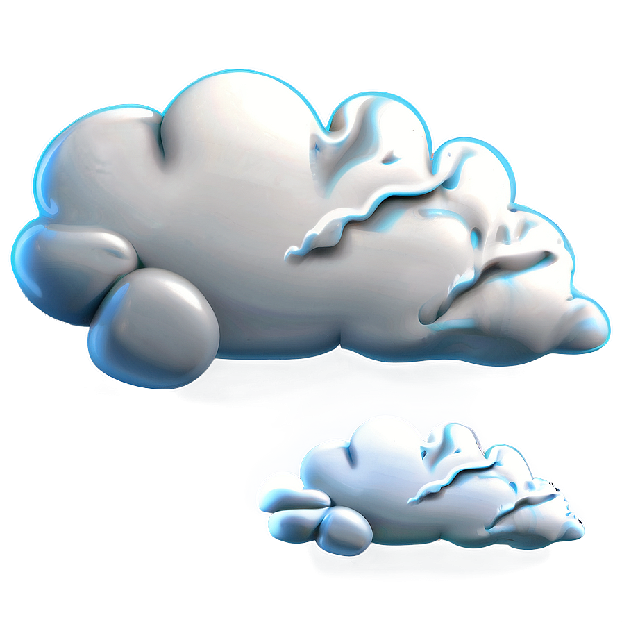 White Cloud Clipart Png 05252024