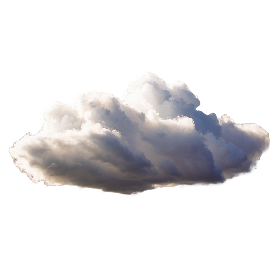 White Cloud With Sunlight Png Bwf54