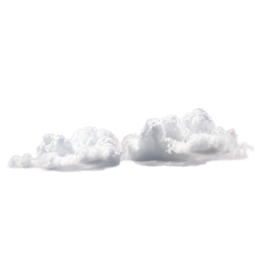 White Clouds Skyline Png 3