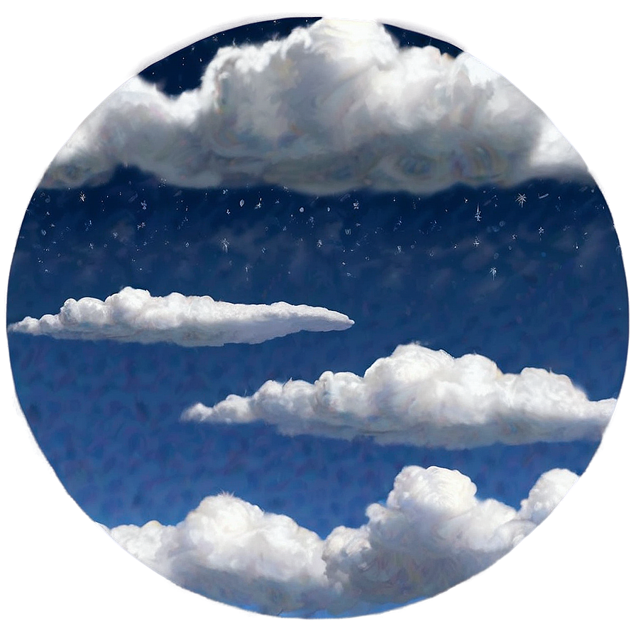 White Clouds Skyline Png Dfx