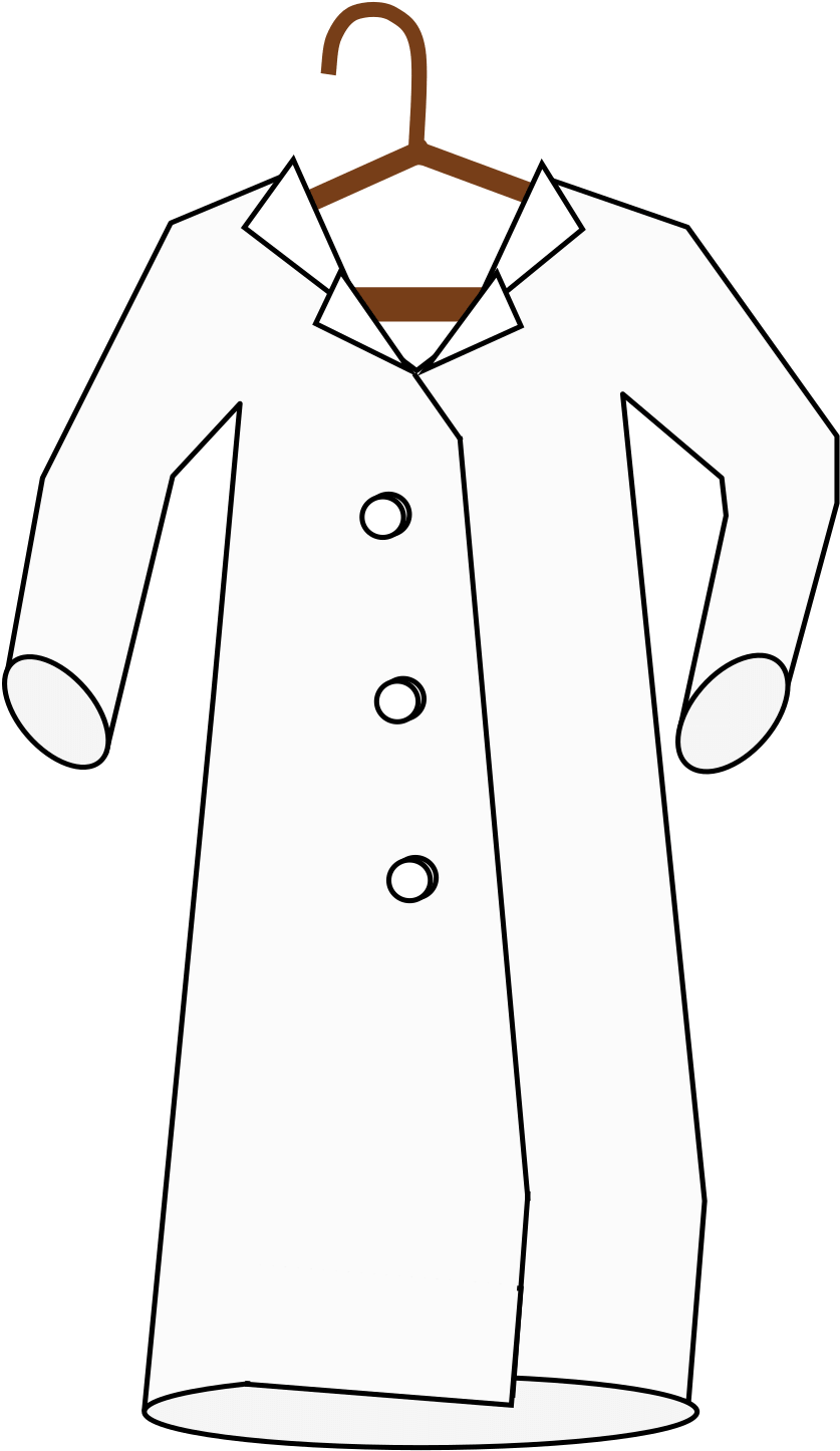 Clipart - Lab Coat Png Clipart, Transparent Png PNG with transparent background
