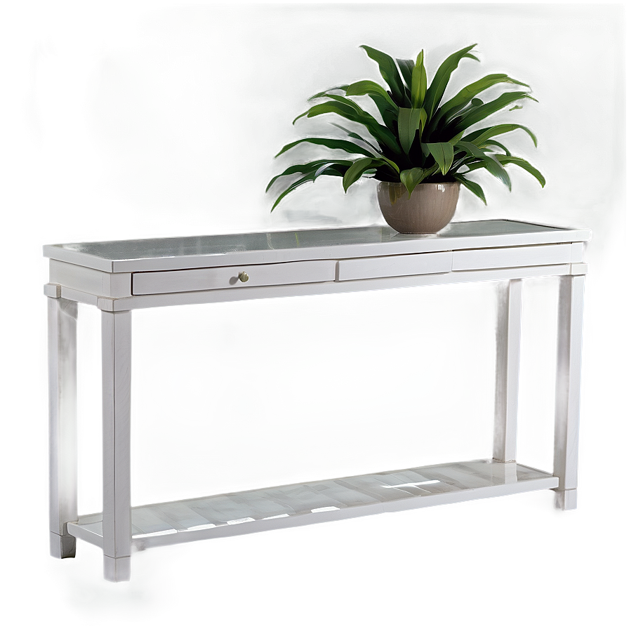 White Console Table Png 63