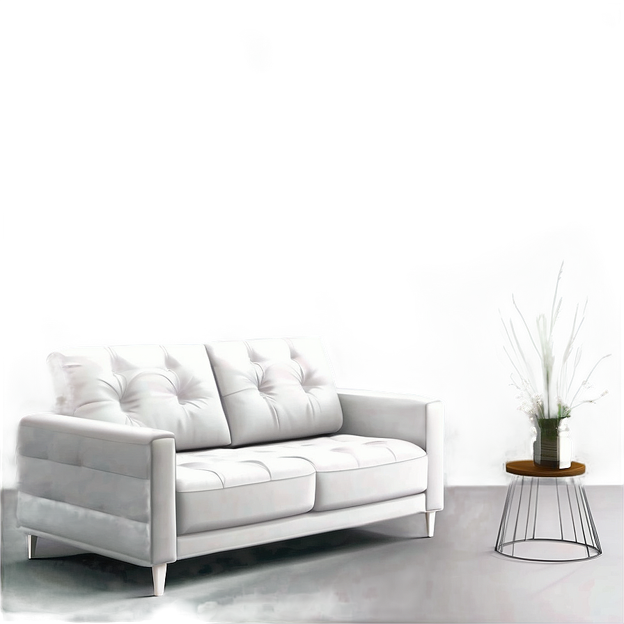 White Convertible Couch Png Qrw