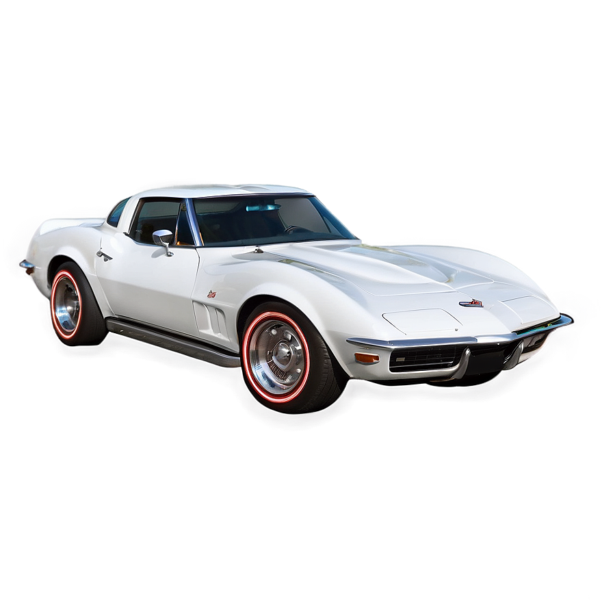 White Corvette Png Irb60