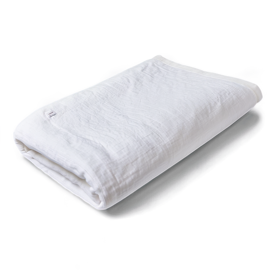 White Cotton Blanket Png 06282024