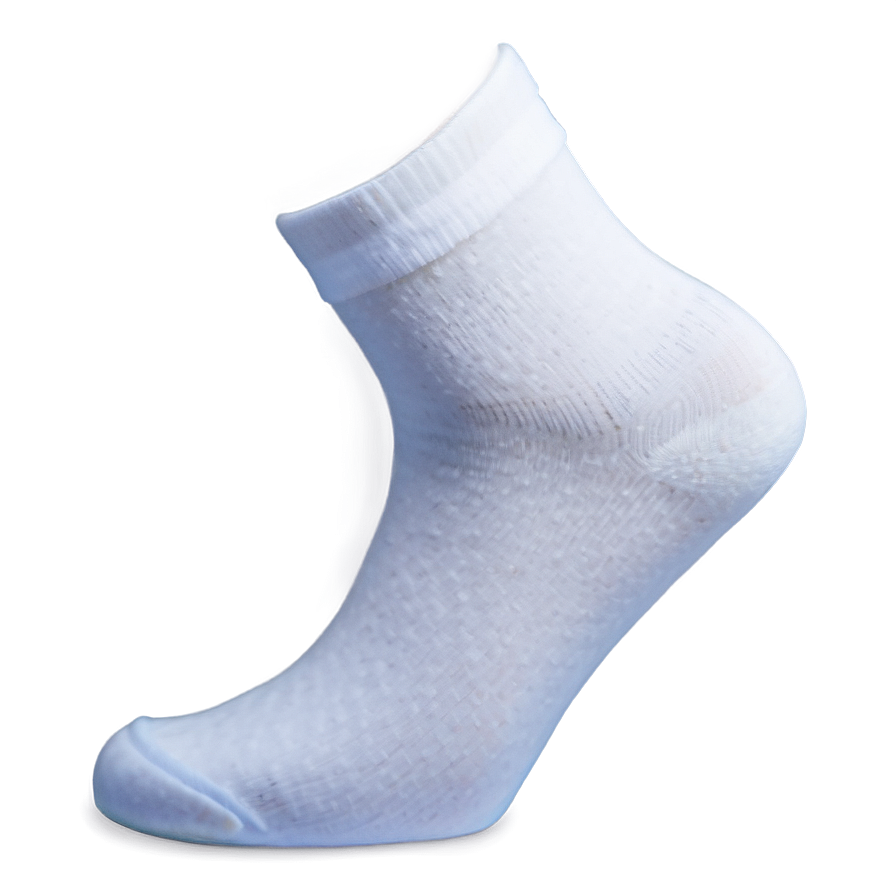 White Cotton Socks Png 06272024