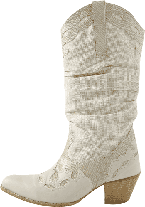 White Cowboy Boot