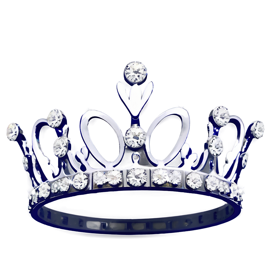 White Crown With Diamonds Png Oax