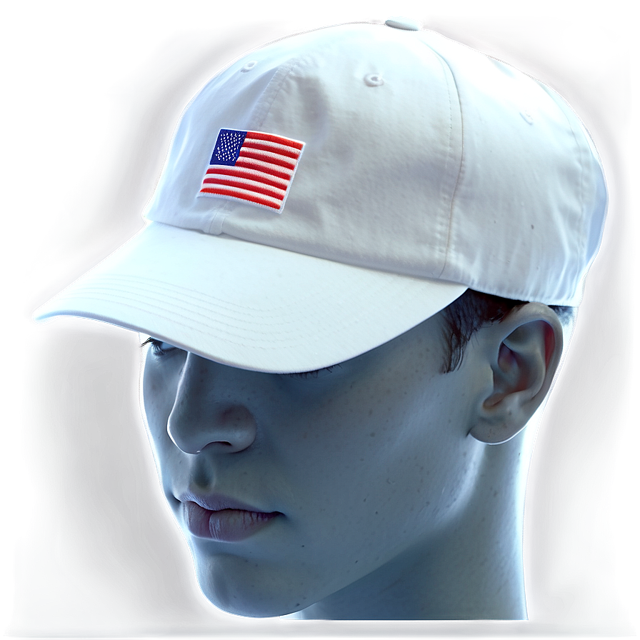 White Dad Hat Visual Png Aaf