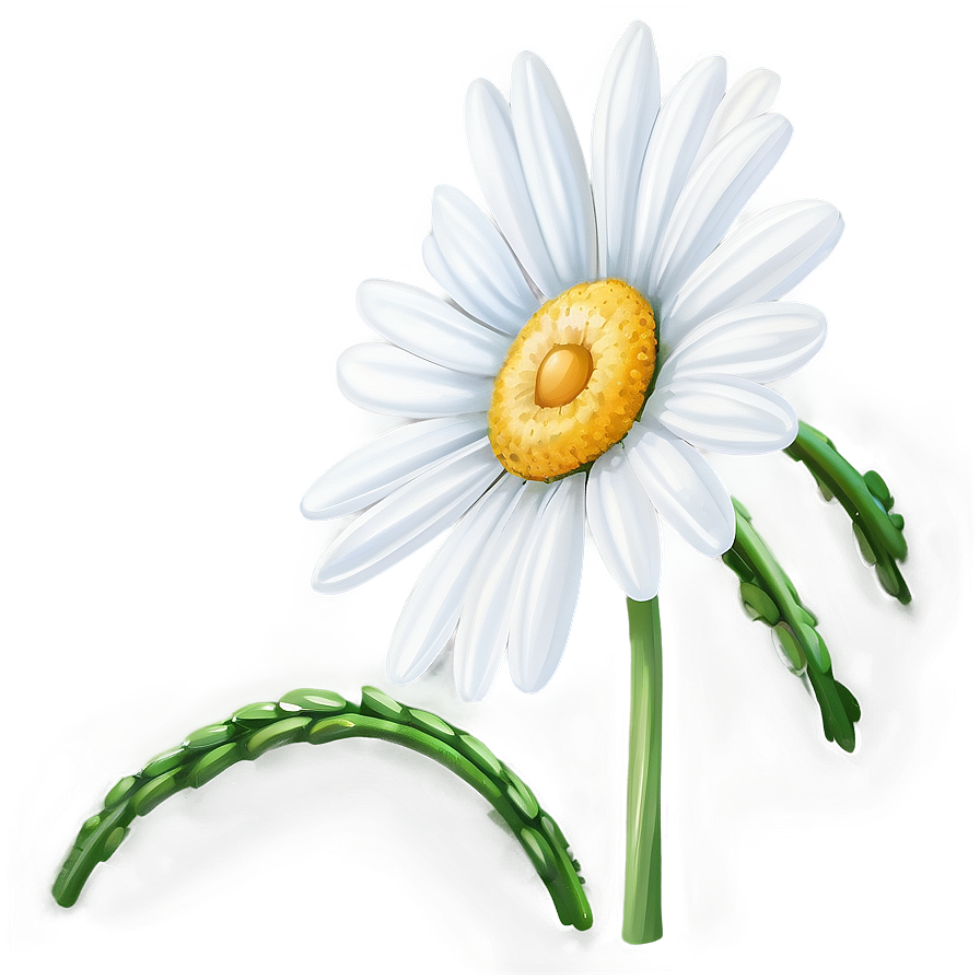 White Daisy Flower Png 80