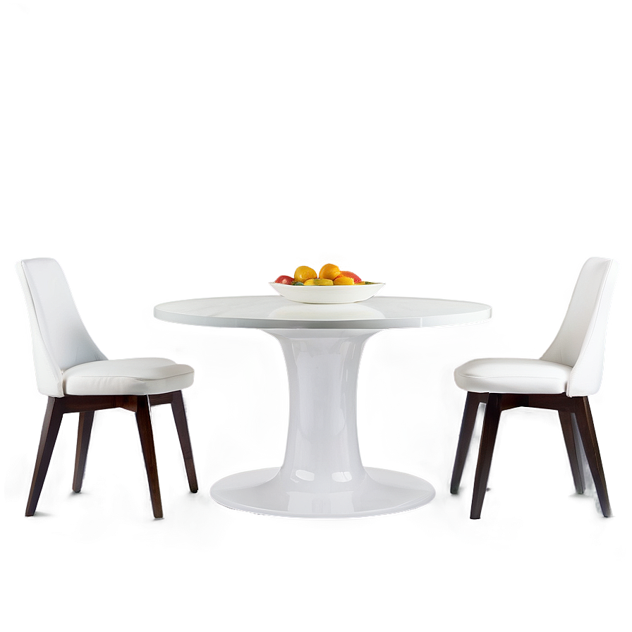 White Dining Table Png Wss