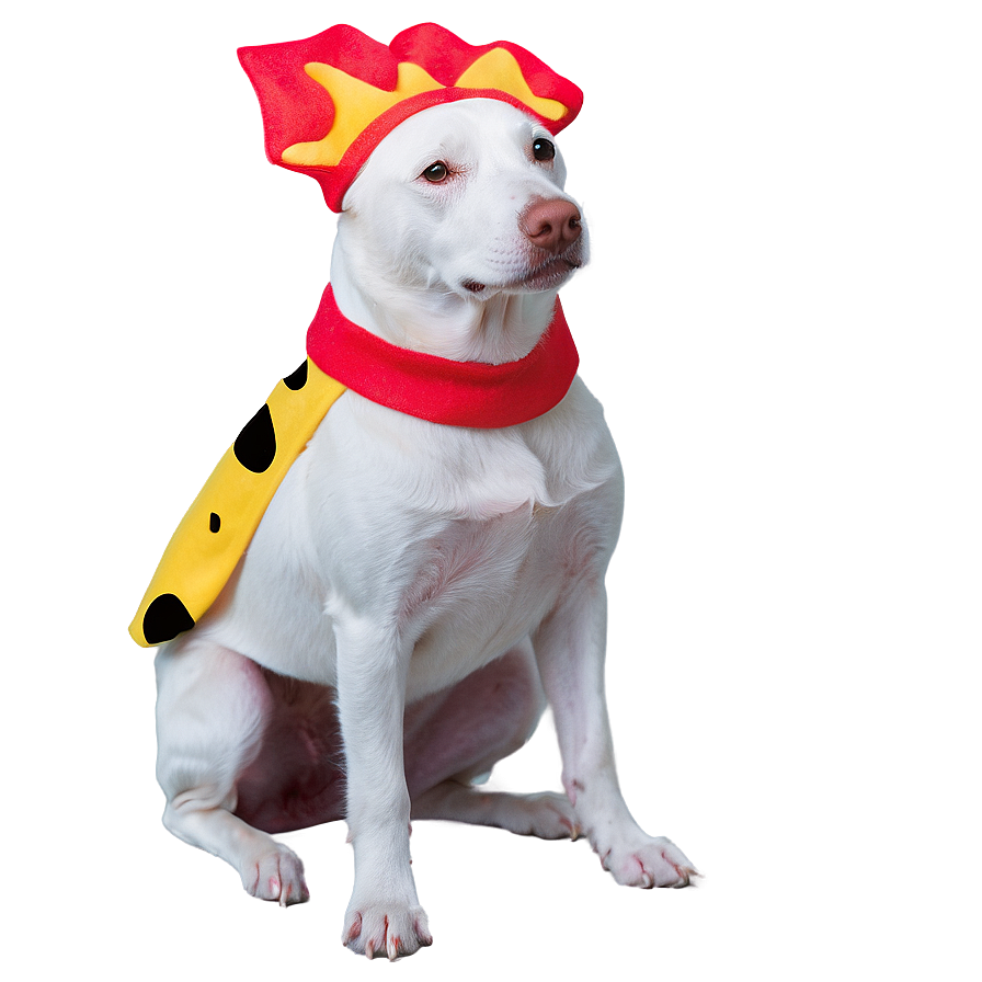 White Dog In Costume Png 48