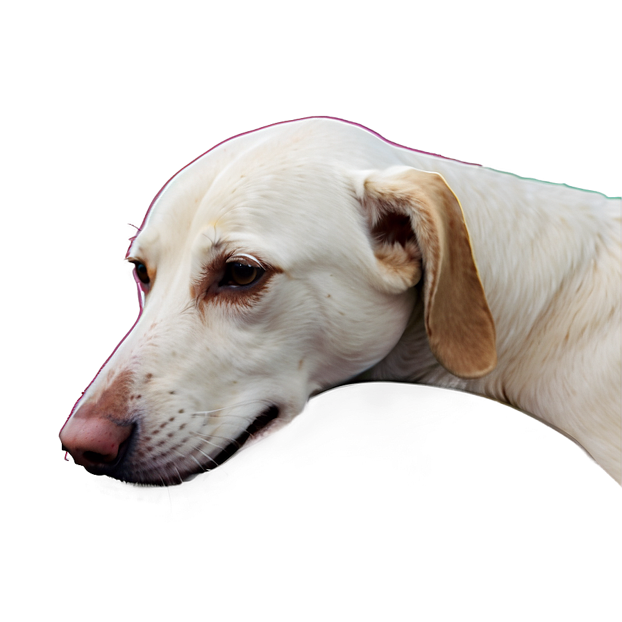 White Dog Nose Profile Png 56