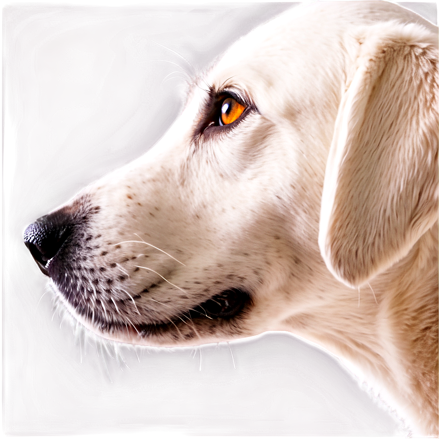 White Dog Nose Profile Png 8