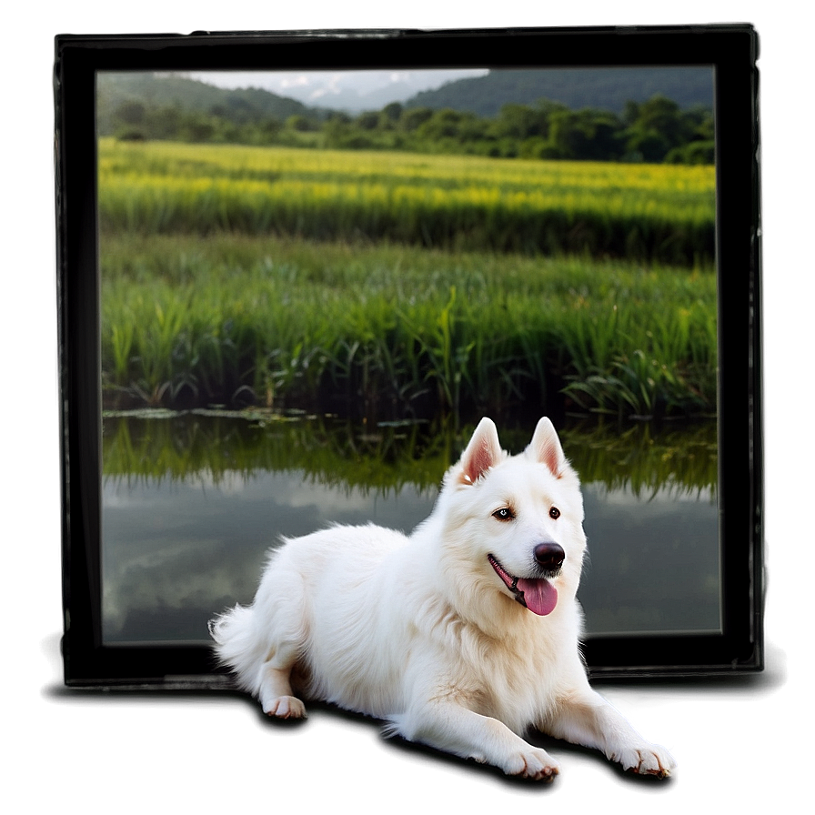 White Dog On Adventure Png 52