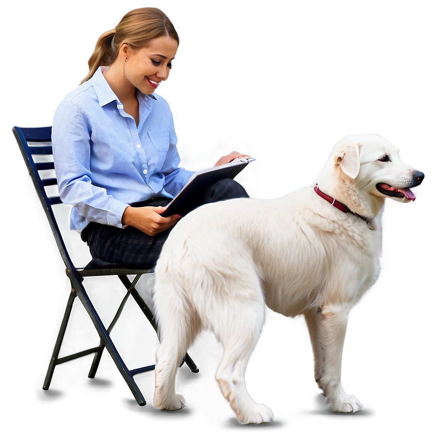 White Dog On Lap Png Hgp19