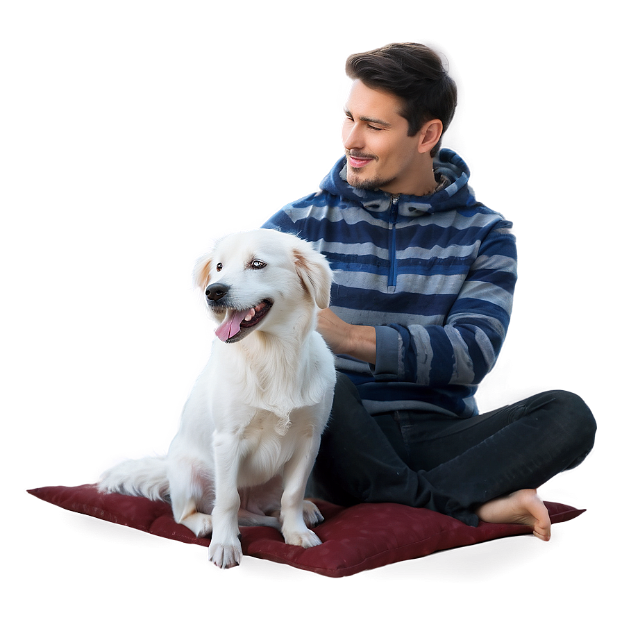 White Dog On Lap Png Wqv