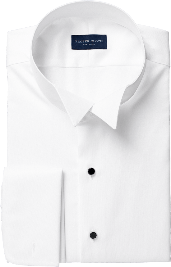 White Dress Shirt Proper Cloth