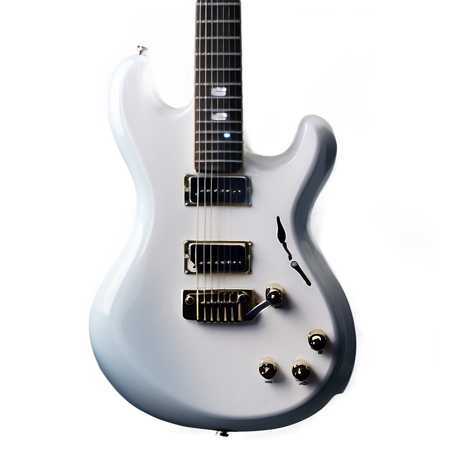 White Electric Guitar Png 84