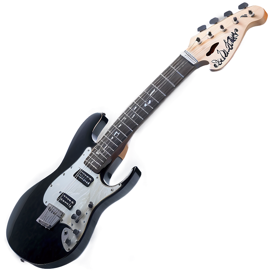 White Electric Guitar Png Umu76