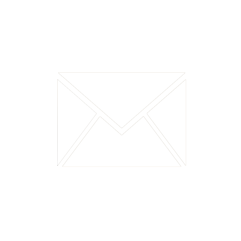 White Email Icon Circle Background