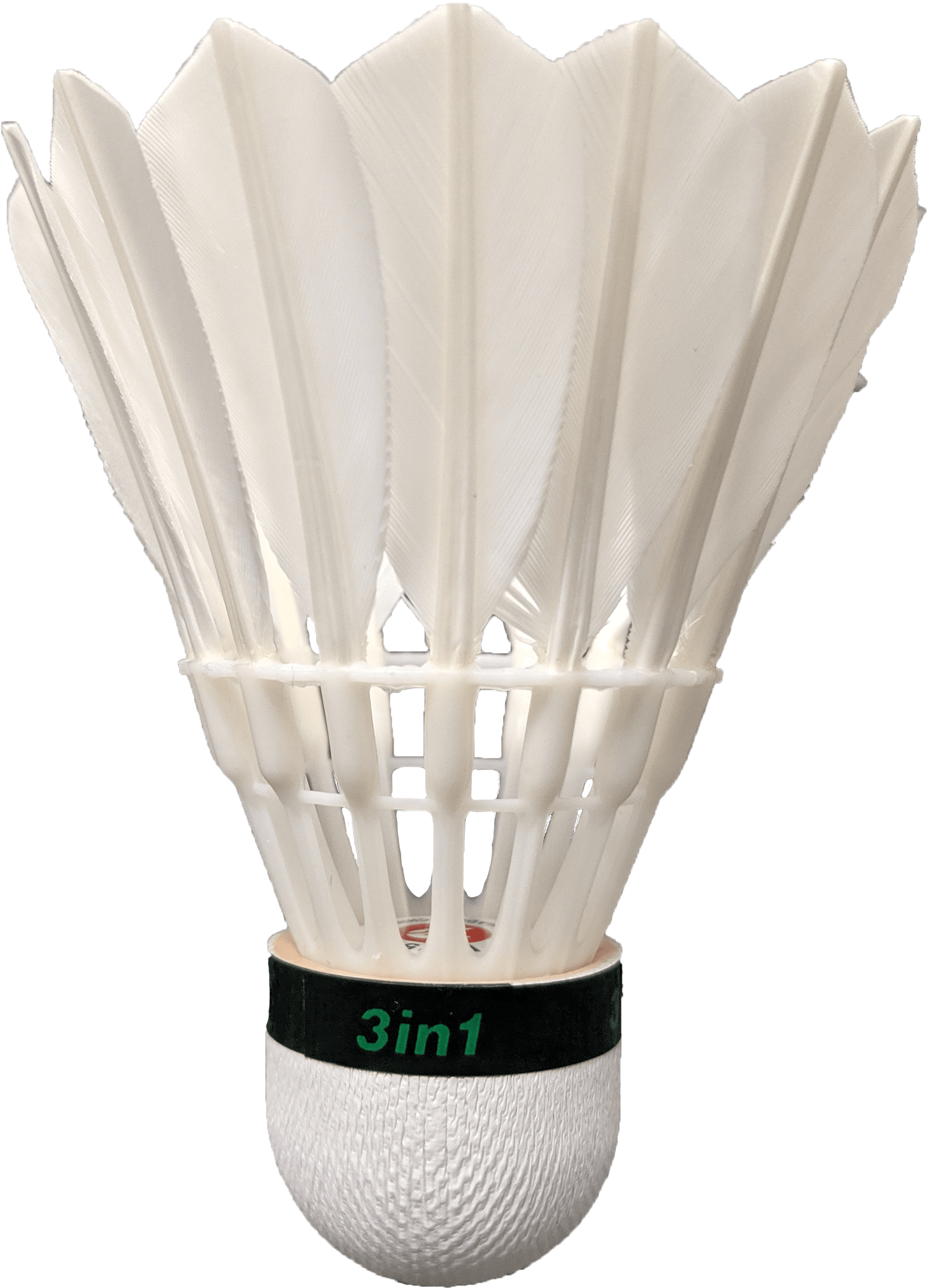 White Feather Badminton Shuttlecock